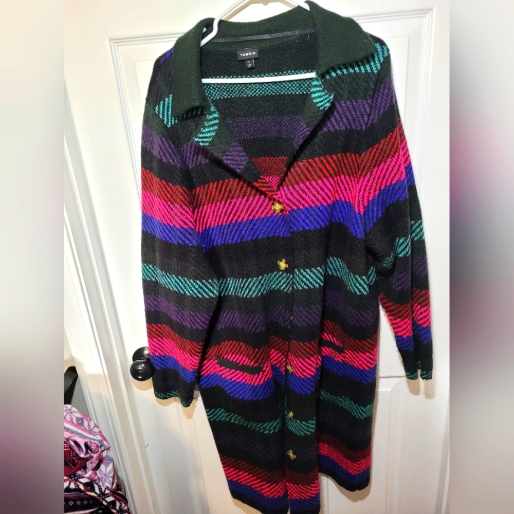 Torrid size 2 black sweater